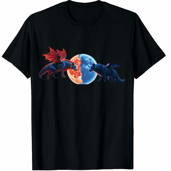 Cool Dragon - Wolf Warrior T-Shirt for Men Women