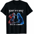 thumbnail image 1 of Cool Dragon - Wolf Warrior T-Shirt for Men Women, 1 of 4