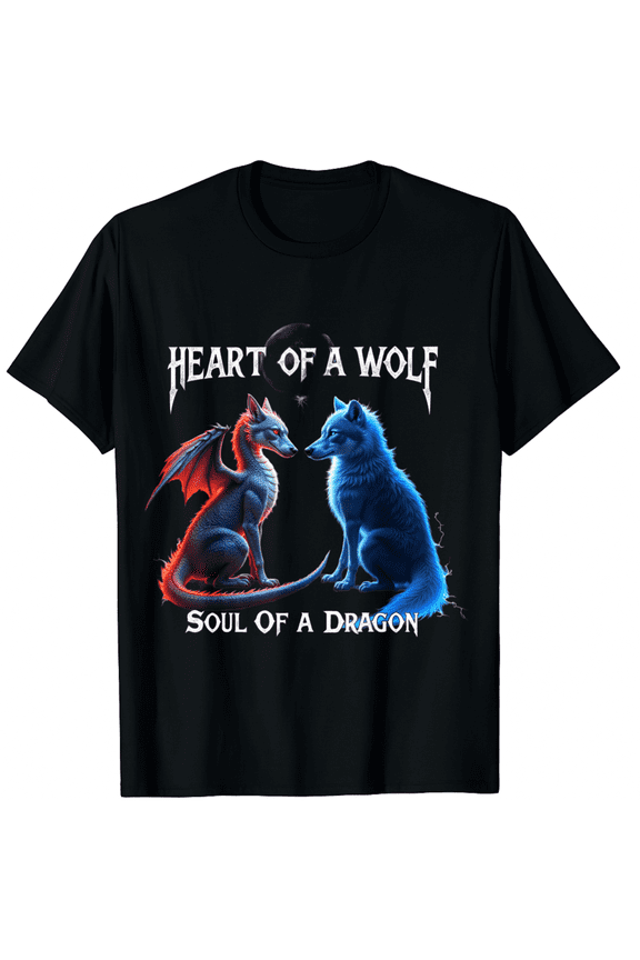 Cool Dragon - Wolf Warrior T-Shirt for Men Women