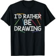 thumbnail image 1 of Cool Drawing Art For Men Women Sketch Pencil Artist Lovers T-Shirt, 1 of 4