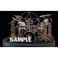 thumbnail image 1 of Cool Drums Image Edible Cake topper Frosting Sheet, 1 of 1