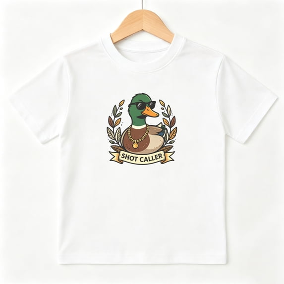 Cool Duck Boss Boys Graphic Tees Funny Kids T-Shirt 100% Cotton Short Sleeve Tops Ages 4-13Y