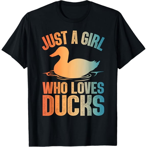 Cool Duck For Women Girls Rubber Duck Yellow Mandarin Ducks T-Shirt