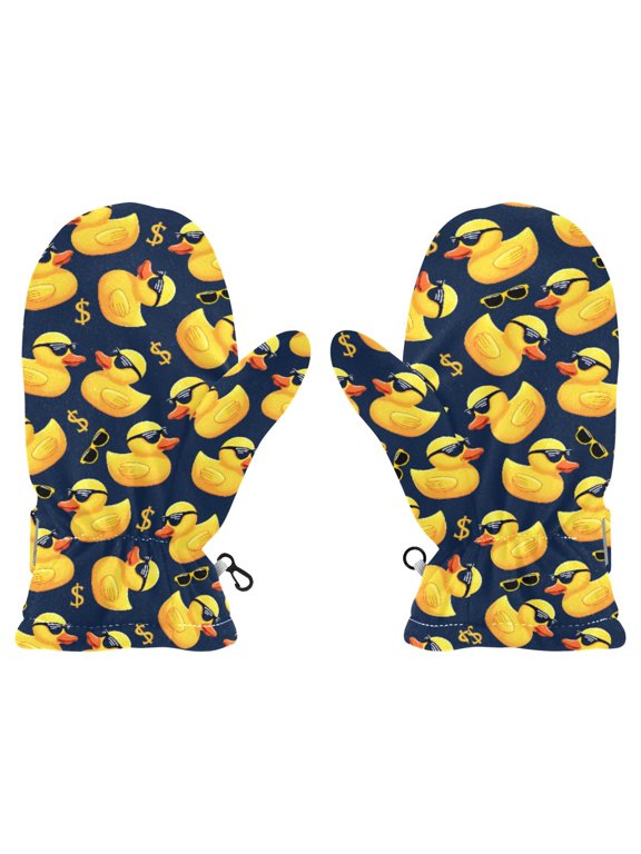 Cool Ducks Cold Weather Mittens Cozy Gloves with Adjustable Fit Perfect for Outdoor Fun