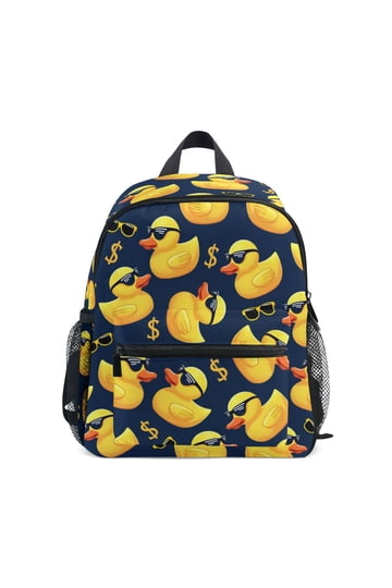 backpack mini squishy ducks built in Fluffy The Duckling Toddler Plush;Durable Duck Backpacks for School and