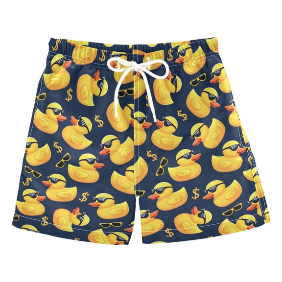 Cool Ducks Swim Trunks Quick Dry Beach Pool Board Shorts Lightweight Stylish Print Sizes 2T to XL