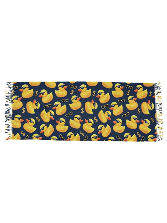 Cool Ducks Women's Cold Weather Scarves Lightweight Warm Fashion Scarves, Breathable 86.6''x30.7''