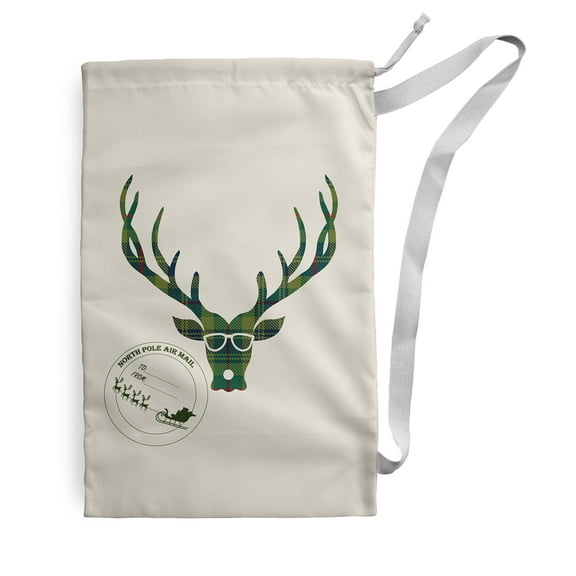 Cool Dude Holiday Reindeer Santa Sack