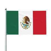 Cool Eagle Mexican Flag Outdoor Decorative Flag Garden Flag Landscape Party Parade Breeze Flag 3x5 Ft