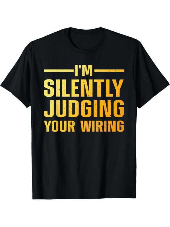 Cool Electrician Art Men Women Electric Engineer Lineman T-Shirt