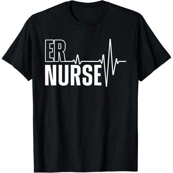 Cool Emergency Room Nurse Design For Men Women ER Nursing T-Shirt