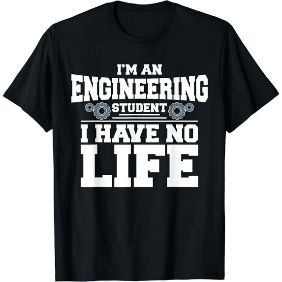 Cool Engineer Art For Men Women Engineering Student T-Shirt