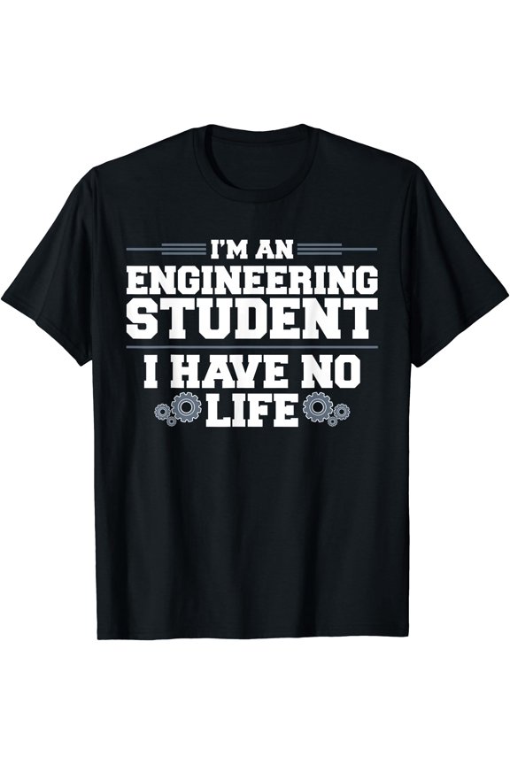 Cool Engineer Art For Men Women Engineering Student T-Shirt