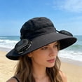 thumbnail image 1 of Cool Fan Hat Adjustable Wide Brim Sun Hat with 2 Silent Rechargeable Fans for Women Men, Breathable Waterproof Fabric, Detachable Fans, Sun Protection for Camping Beach Summer Outdoor Black, 1 of 6
