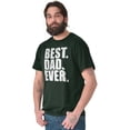 thumbnail image 1 of Cool Father's Day Best Dad Ever Men's Graphic T Shirt Tees Brisco Brands 2X, 1 of 6