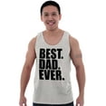 thumbnail image 1 of Cool Father's Day Best Dad Ever Tank Top Sleeveless Tee Men Brisco Brands M, 1 of 6