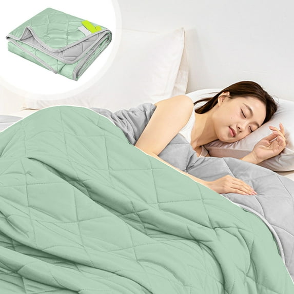 Cool Feeling Silk Fiber Summer Comforter, Breathable Lightweight, 100% Silk, Allergy-Free Hypoallergenic, Solid Color, Ideal For Adults, Bedroom Use, Luxurious Sleep Comforter TOPLIU