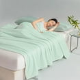 thumbnail image 1 of Cool Feeling Washed Summer Comforter 59x79in Cotton Cooling Quilt Soft Breathable Lightweight Bed Blanket for Hot Sleepers Night Sweats Sofa Nap Travel Air Conditioning or All Season Use, 1 of 6