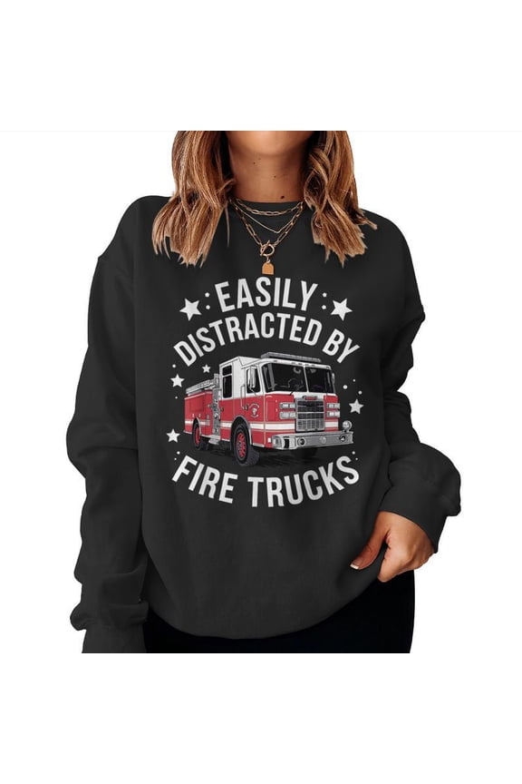 Cool Firefighter For Firemen Graphic Pullover Professional Unisex Gift Sweatshirt, for men & women, up to size 5XL
