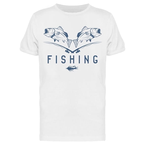 Cool Fish Bass Vintage Design Tee Men's -Image by Shutterstock