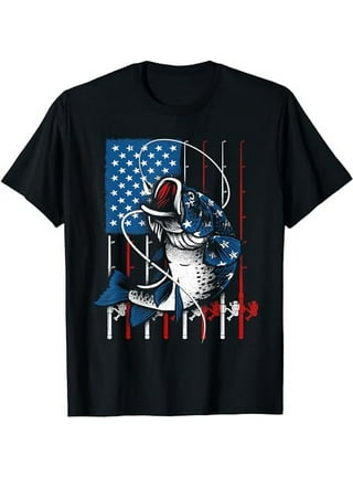 Fishing Shirt American Flag Tarpon fishing Apparel for Adult and Kid, –  Myfihu