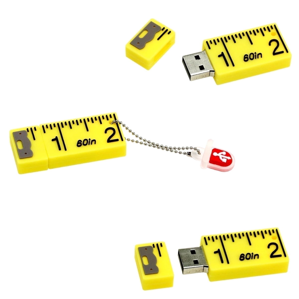 Cool Flash Drive - 16 Gig USB Flash Drive - Ruler USB Flash Drive ...