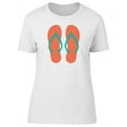 thumbnail image 1 of Cool Flip Flops, Summer T-Shirt Women -Image by Shutterstock, Female Small, 1 of 2