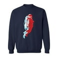 thumbnail image 1 of Cool Floating Astronaut Design Sweatshirt Men -Image by Shutterstock, Male Small, 1 of 4