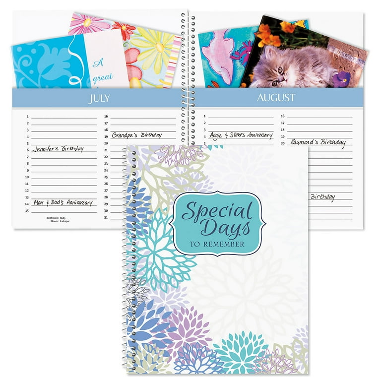 Lavender Blooms Greeting Card Organizer Box - Stores 140+ Cards (Not Included). 7 x 9 x 9-1/2