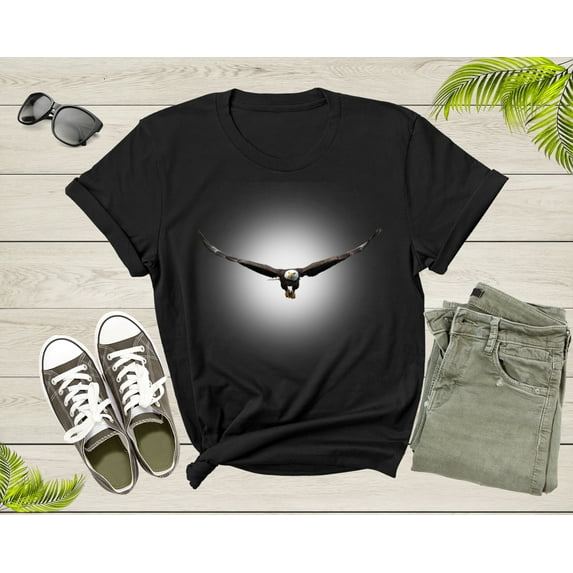 Cool Flying Bald Eagle Bird Animal Soaring in the Sky Eagle T-Shirt Soaring American Bald Eagle T Shirt for Men Women Kids Eagle Bird Gift