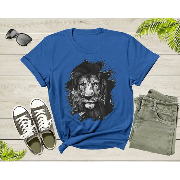 Cool Forest King Lion Saharan African Animal Zoo Lion T-Shirt Lion Animal Gift T Shirt for Men Women Kids Boys Girls King Lion Tshirt