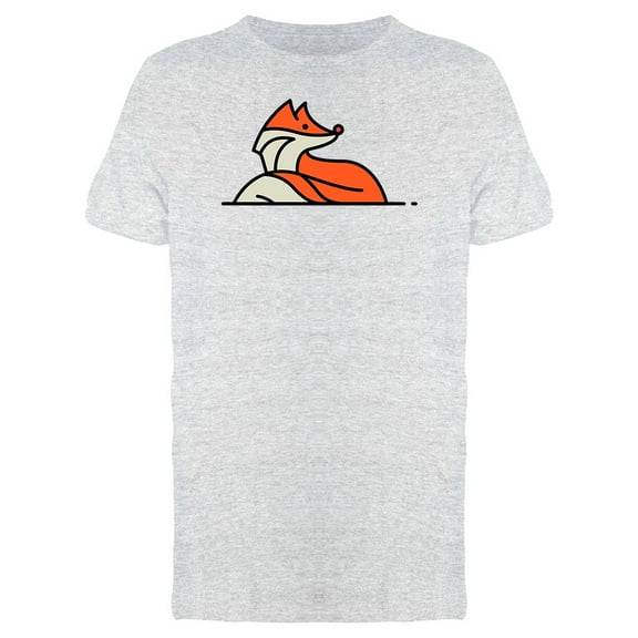 Cool Fox Abstract Doodle Tee Men's -Image by Shutterstock