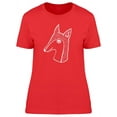 thumbnail image 1 of Cool Fox Doodle Sketch T-Shirt Women -Image by Shutterstock, Female XX-Large, 1 of 2
