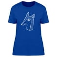 thumbnail image 1 of Cool Fox Doodle Sketch Tee Women's -Image by Shutterstock, 1 of 1
