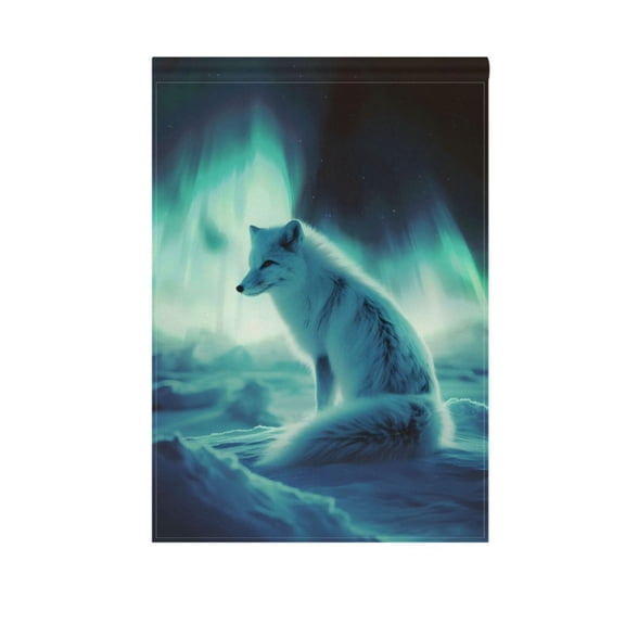 Cool Fox Garden Flag House Banner 12" x 18" Double Sided Outdoor Yard Decoration