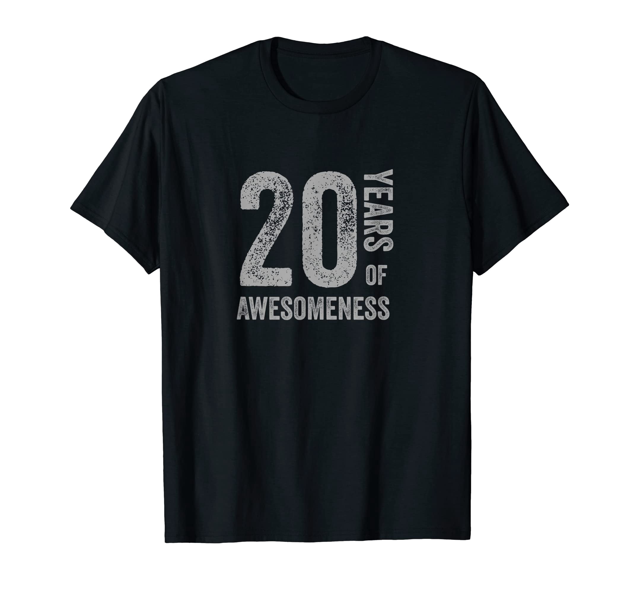 Cool & Funny 20 Years of Awesomeness Quote T-Shirt Comfort Colors for ...