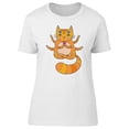thumbnail image 1 of Cool Funny Buddha Red Kitty Tee Men's -Image by Shutterstock, 1 of 4