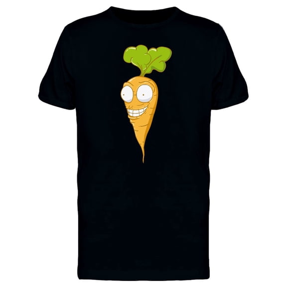 Cool Funny Crazy Carrot Doodle T-Shirt Men -Image by Shutterstock, Male 3X-Large