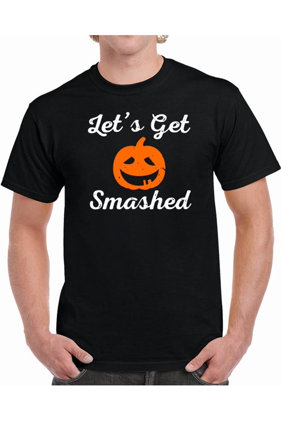 Cool Funny Halloween Let's Get Smashed Halloween Costume T Shirt