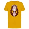 thumbnail image 1 of Cool Funny Happy Monkey Cartoon Tee Men's -Image by Shutterstock, 1 of 1