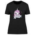 thumbnail image 1 of Cool Funny Kawaii Unicorn T-Shirt Women -Image by Shutterstock, Female Small, 1 of 4