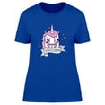thumbnail image 1 of Cool Funny Kawaii Unicorn T-Shirt Women -Image by Shutterstock, Female Small, 1 of 2