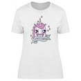 thumbnail image 1 of Cool Funny Kawaii Unicorn T-Shirt Women -Image by Shutterstock, Female XX-Large, 1 of 2