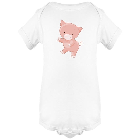 Cool Funny Pig Doodle Bodysuit Infant -Image by Shutterstock, 6 Months
