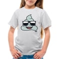 thumbnail image 1 of Cool Funny Poop In Shades Trendy Graphic Symbol T-shirt, 1 of 4
