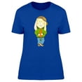 thumbnail image 1 of Cool Funny Rabbit With A Carrot T-Shirt Women -Image by Shutterstock, Female XX-Large, 1 of 2