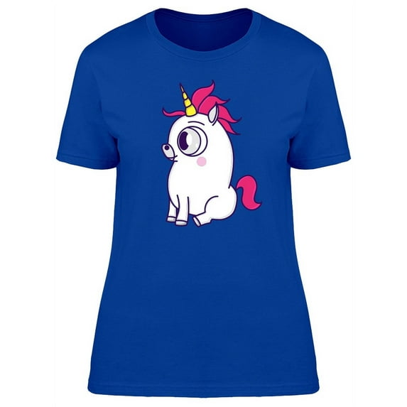 Cool Funny Unicorn Doodle T-Shirt Women -Image by Shutterstock, Female XX-Large