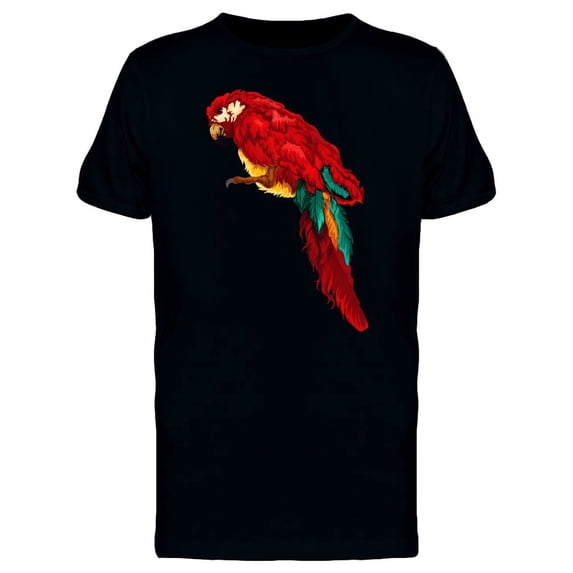 Cool Furry Gurnge Ara Macaw Tee Men's -Image by Shutterstock