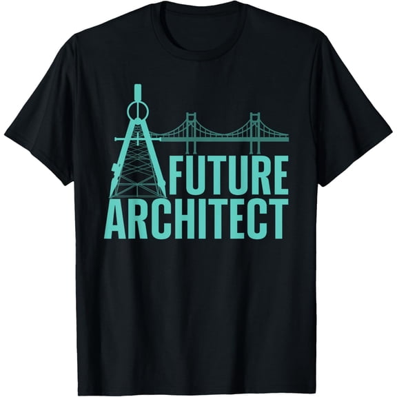 Cool Future Architect Art Boy Girl Kids Architecture Student T-Shirt