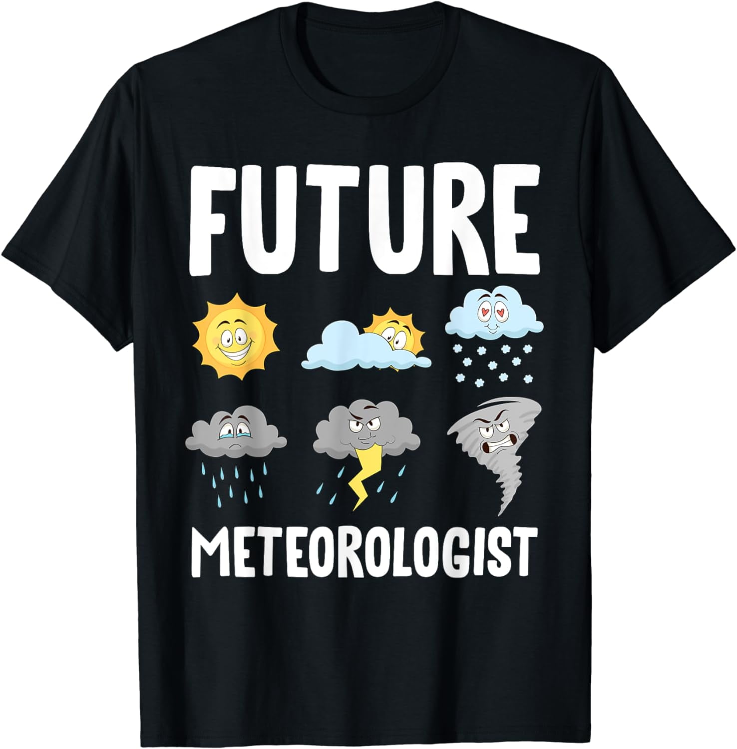 Cool Future Meteorologist Art For Men Women Kids Meteorology T-Shirt ...